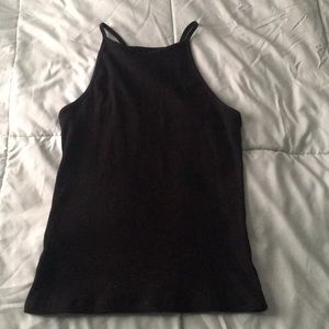 Black tank top